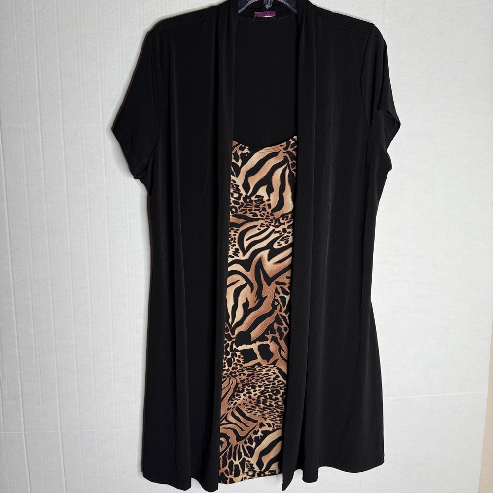 SHEIN Black Curve Tank Top